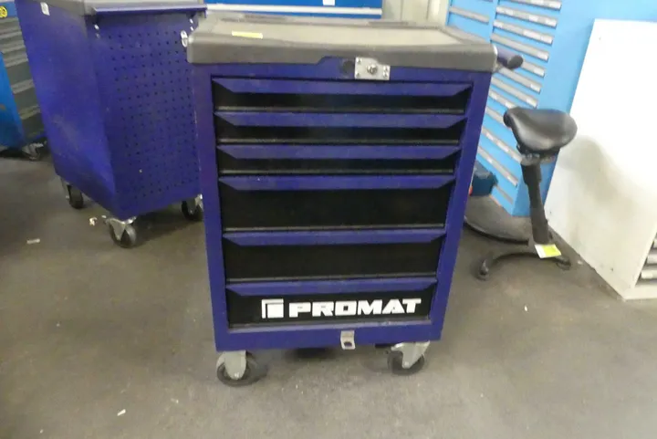 PROMAT - Werkzeugwagen, mit Inhalt (Werkzeuge & Zubehör)